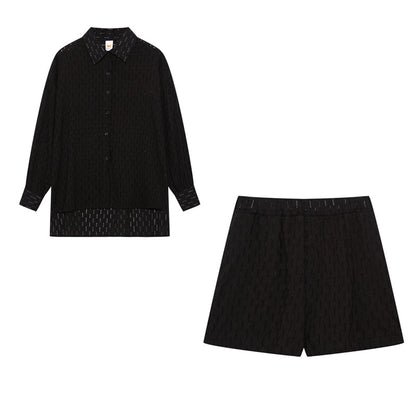 Maud | Women's Longline Stylish Shirt & Shorts Set