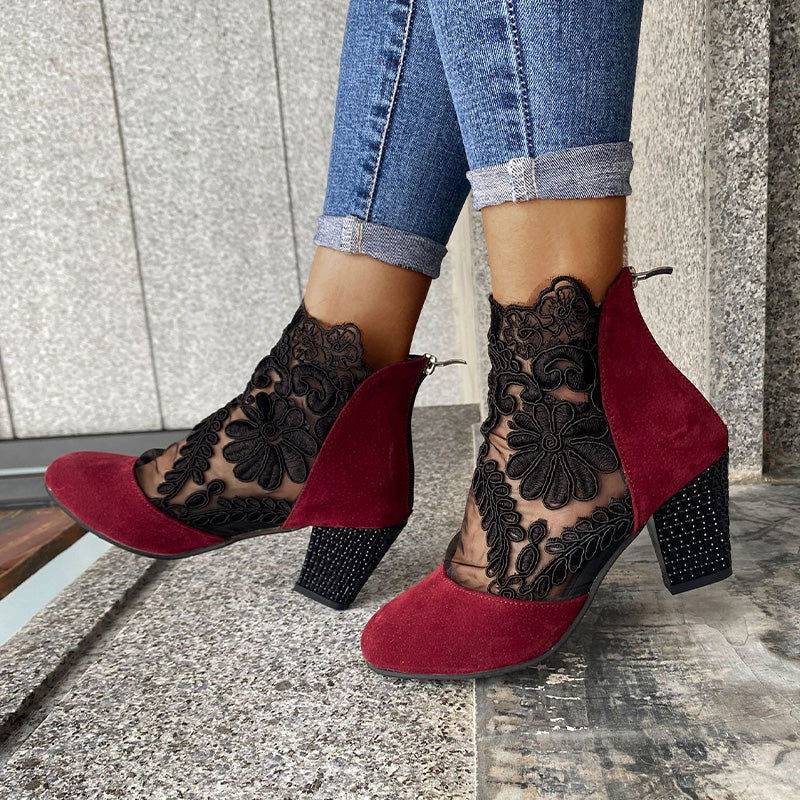 Jane | Women's Cushioned Lace-Up Elegant Summer Pumps