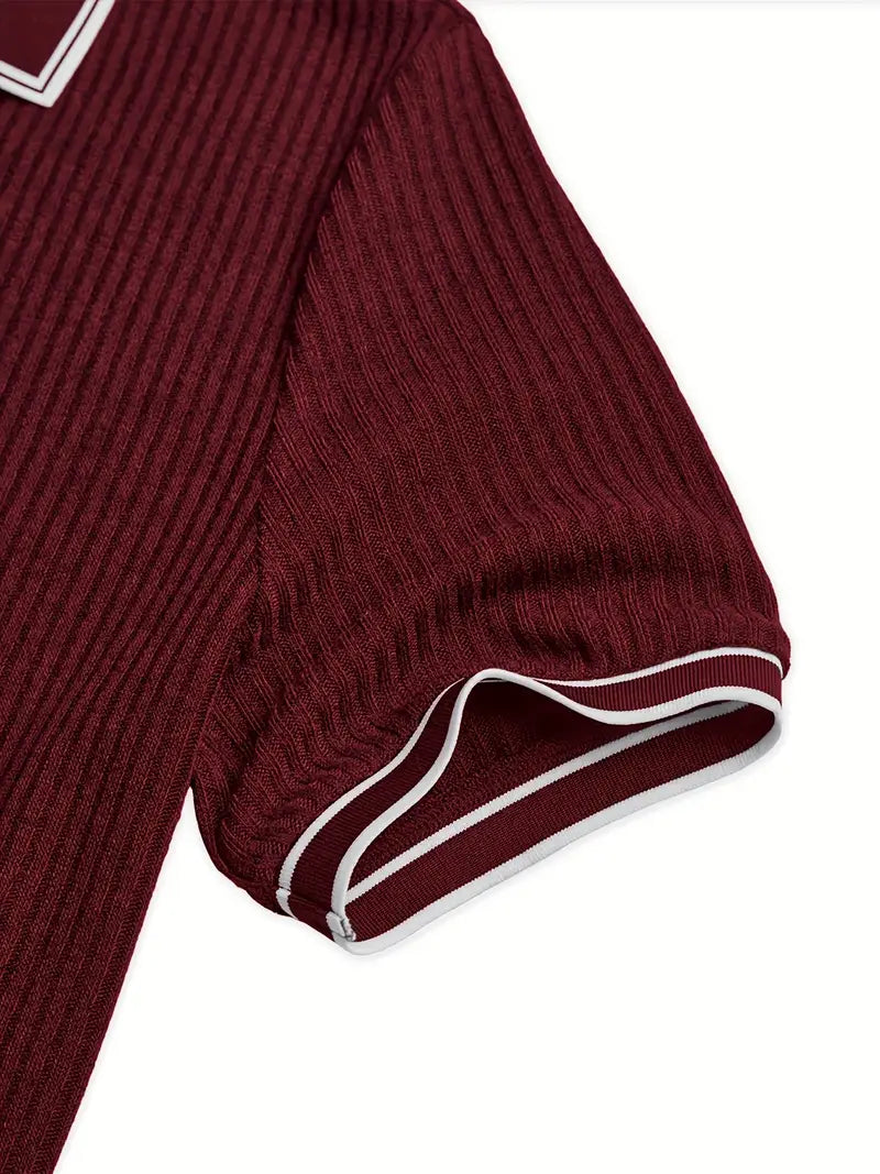 Emilio | Men's Custom Ribbed Polo