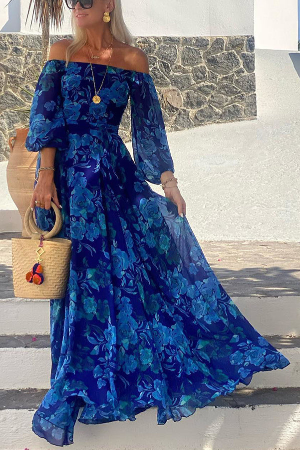 Calista | Women's Floral Off-Shoulder Maxi Dress