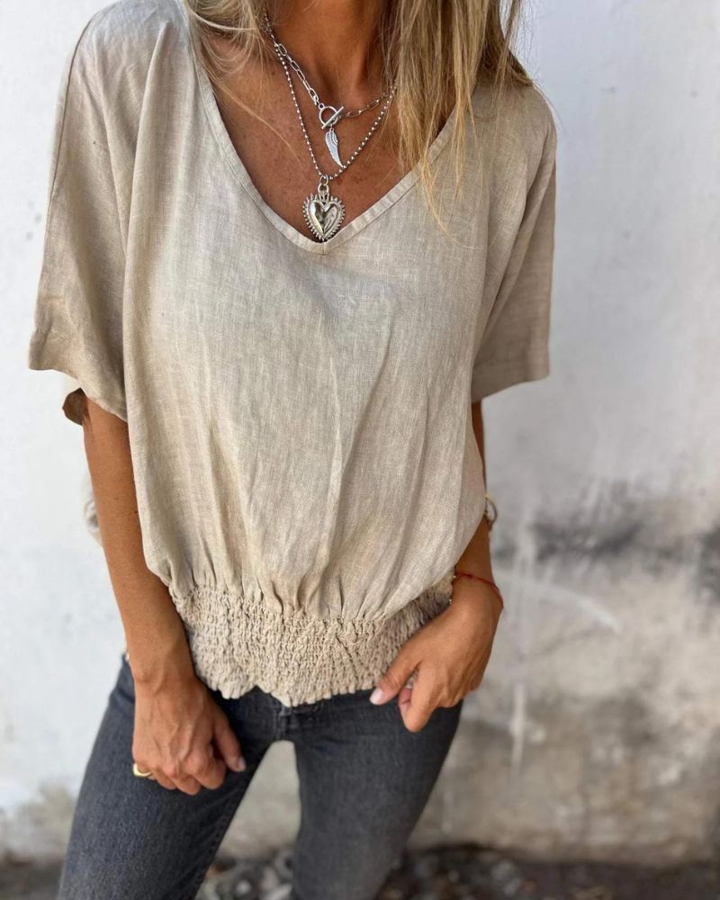 Carol | Women's Longline Relaxed Summer Top