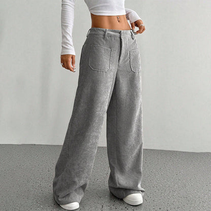 Women's Casual High-Waist Trousers, Relaxed Fit for Ultimate Comfort and Style