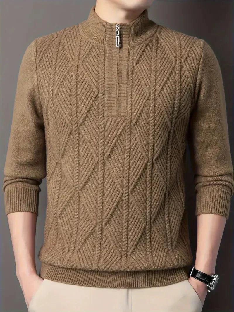 Men's Brit & Boho | The Everest Cable Jumper