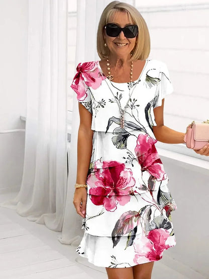 Phoebe | Women's Relaxed Bloom Ruffle Mini Dress
