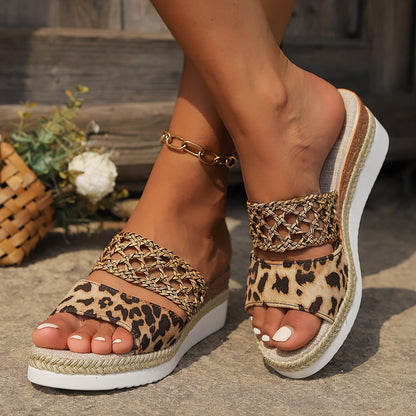 Women's Cushioned Slip-On Sonoma Woven Wedge Shoes Earthy Charm