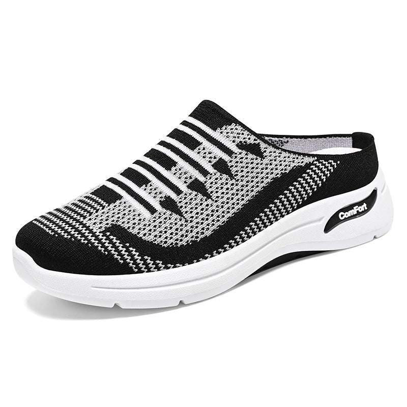 Cushioned Chic and Breathable Women's Slip-On Trainers