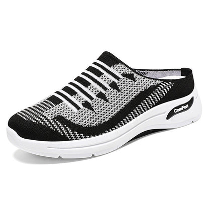 Cushioned Chic and Breathable Women's Slip-On Trainers