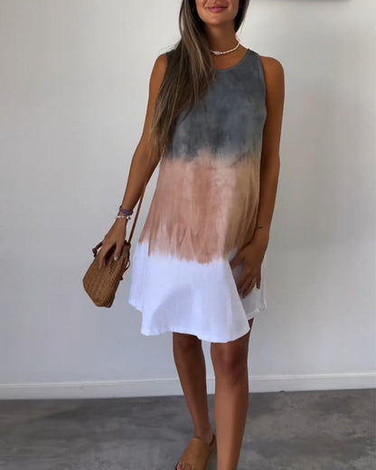 Vionette | Women's Casual Gradient Mini Dress