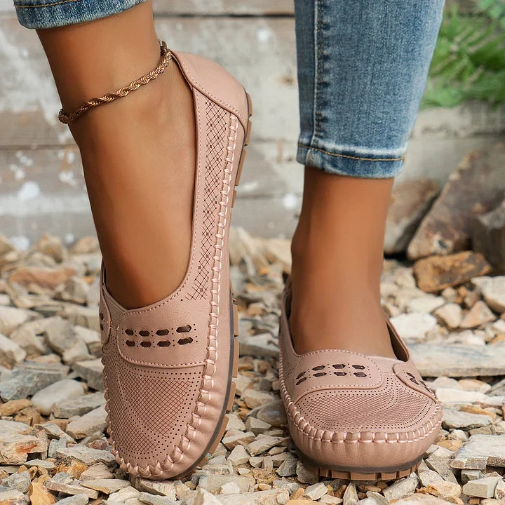 Paulette | Women's Cushioned Slip-On Chic Orthopedic Footwear with Arch Support