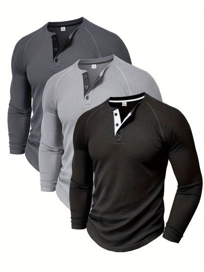 Chad | Men's Relaxed Henley Shirt