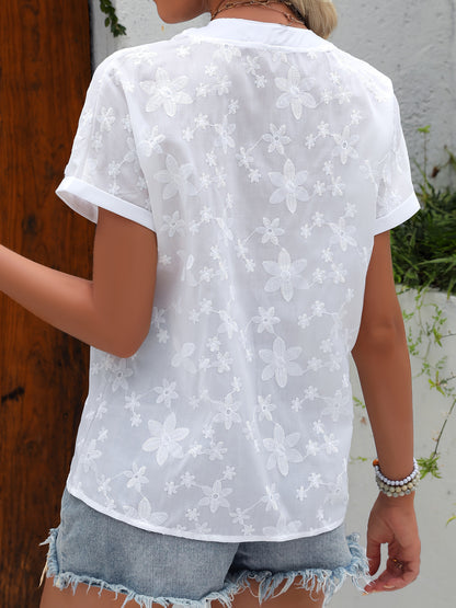 Dafne | Women's Summer Floral Loose Shirt