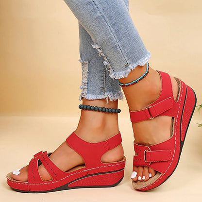 Orthopedic Open-Toe Helene Women's Comfortable Sandals with Arch Support