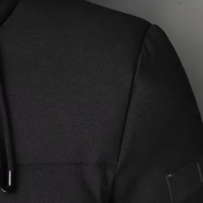 Elegant Long Men's Jacket with Long Sleeve