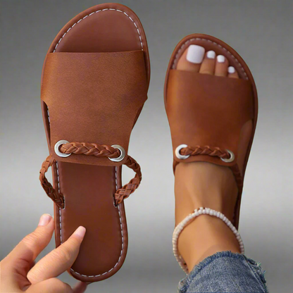 Katelina | Women's Open-Toe Flat Sandals Made of Premium Material