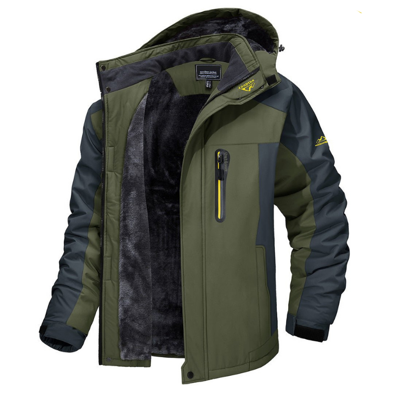 Men's Winter Outdoor Jacket with Pockets