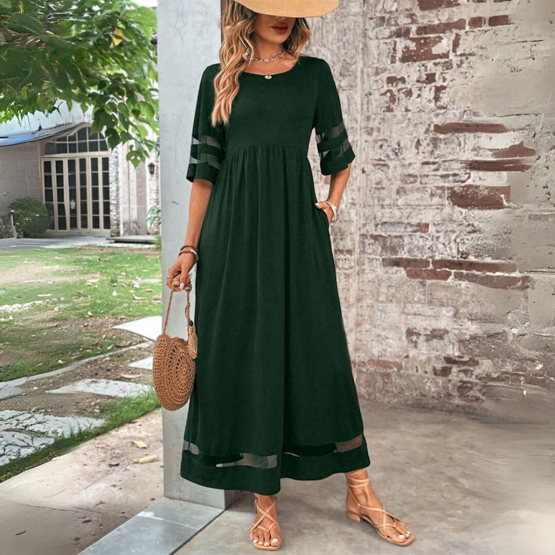 Nadia | Women's Tummy Coverage Midi Dress