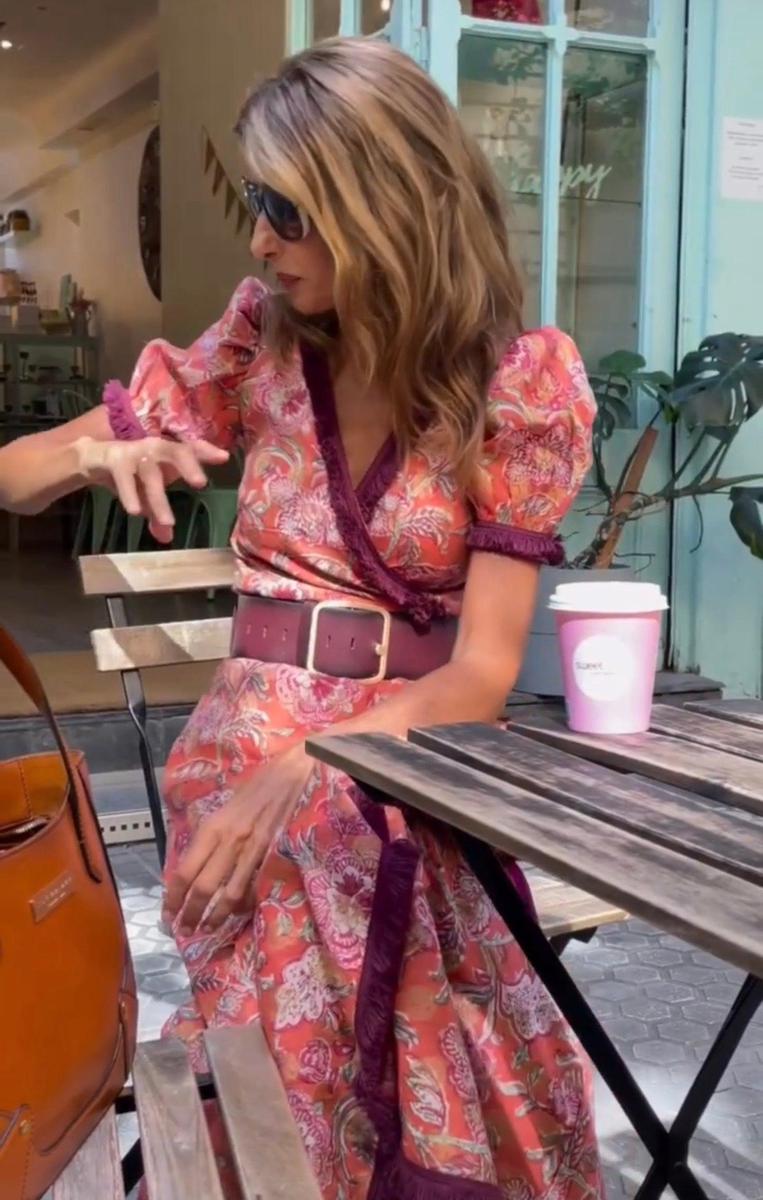 Serena | Women's Romantic Maxi Dress with Short Sleeve
