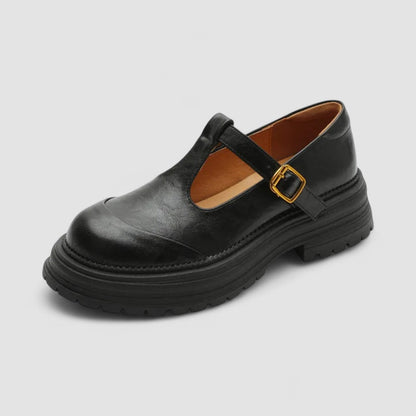 Lyxandra | Women's Cushioned Buckle Orthopedic Mary Jane Shoes with Arch Support