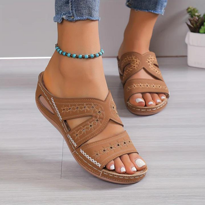 Women's Breathable Open-Toe Sandy's Orthopedic Sandals for Daily Comfort