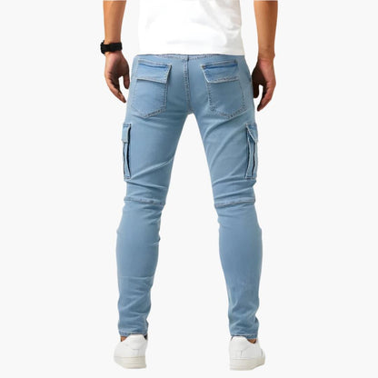 Samuel | Men's Stretch Cargo Trousers with Pockets