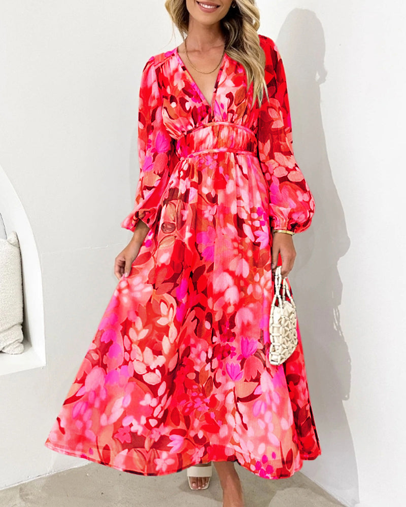 Elvira | Women's Long Boho Style Maxi Dress