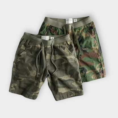 Ranger | Men's Camo Cargo Shorts with Drawstring