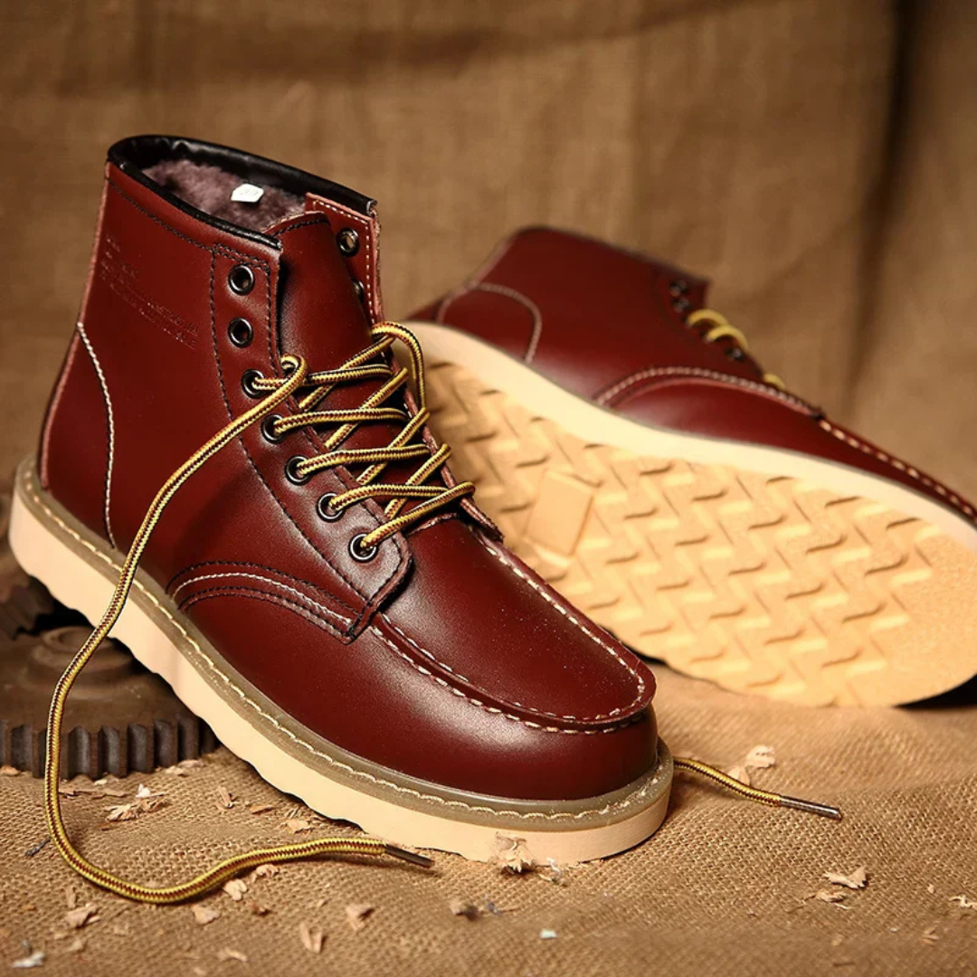 Cole | Men's Lightweight Lace-Up Vintage Boots