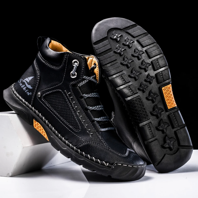 Moritz | Men's Orthopedic Lace-Up High Top Shoes with Arch Support
