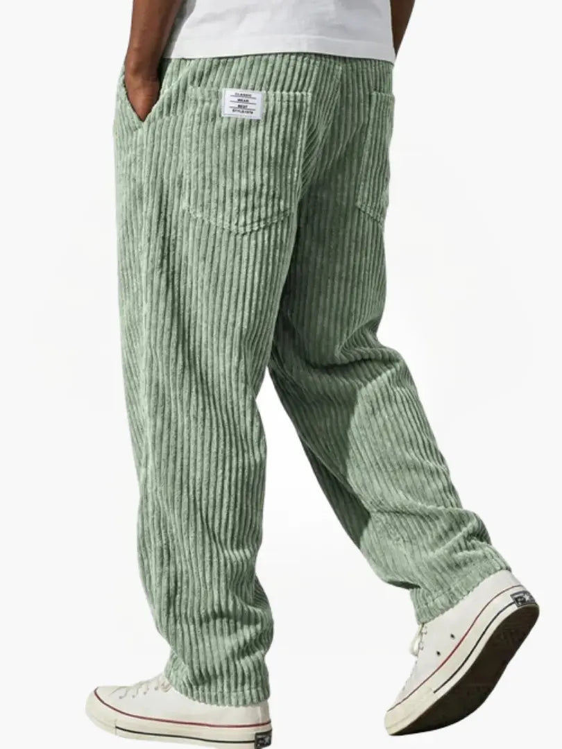 Laurent Monaco | Men's Trousers with Pockets and Drawstring