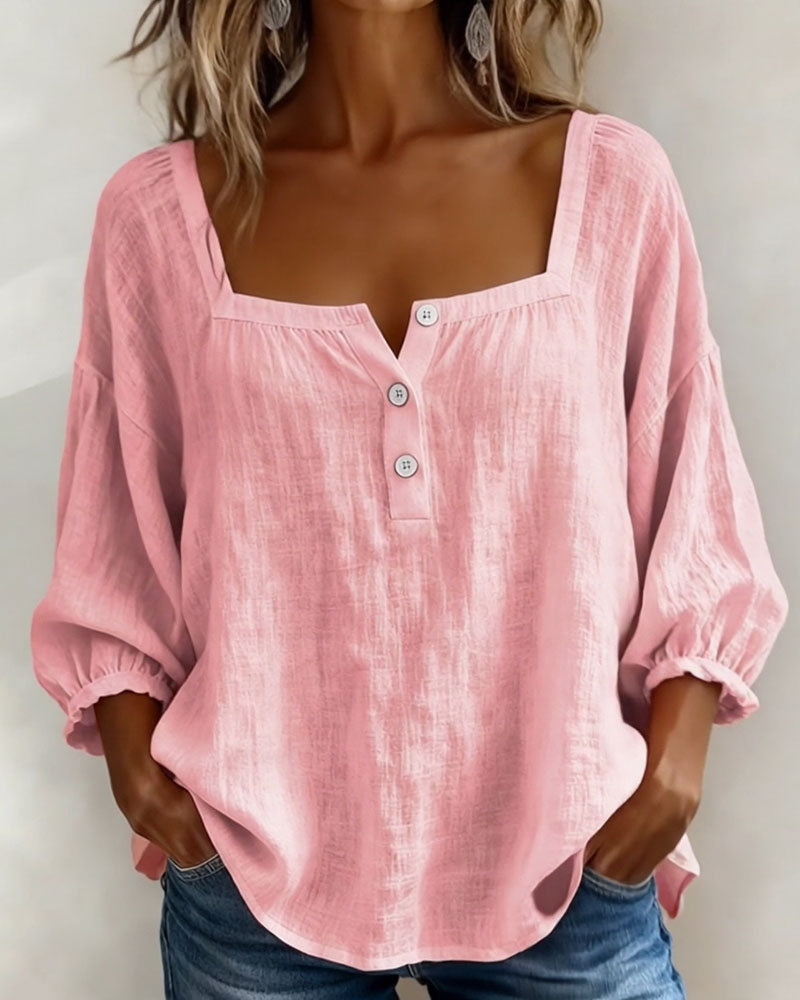 Lily | Neck Long Sleeve Blouse