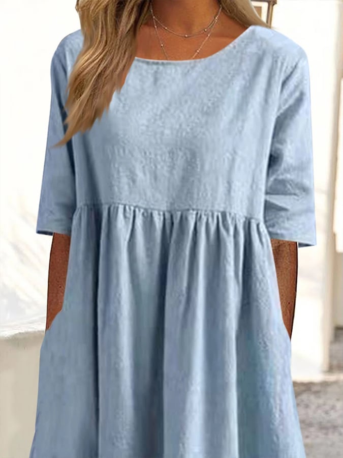 Colette | Women's Bold Chic Midi Dress with Pockets