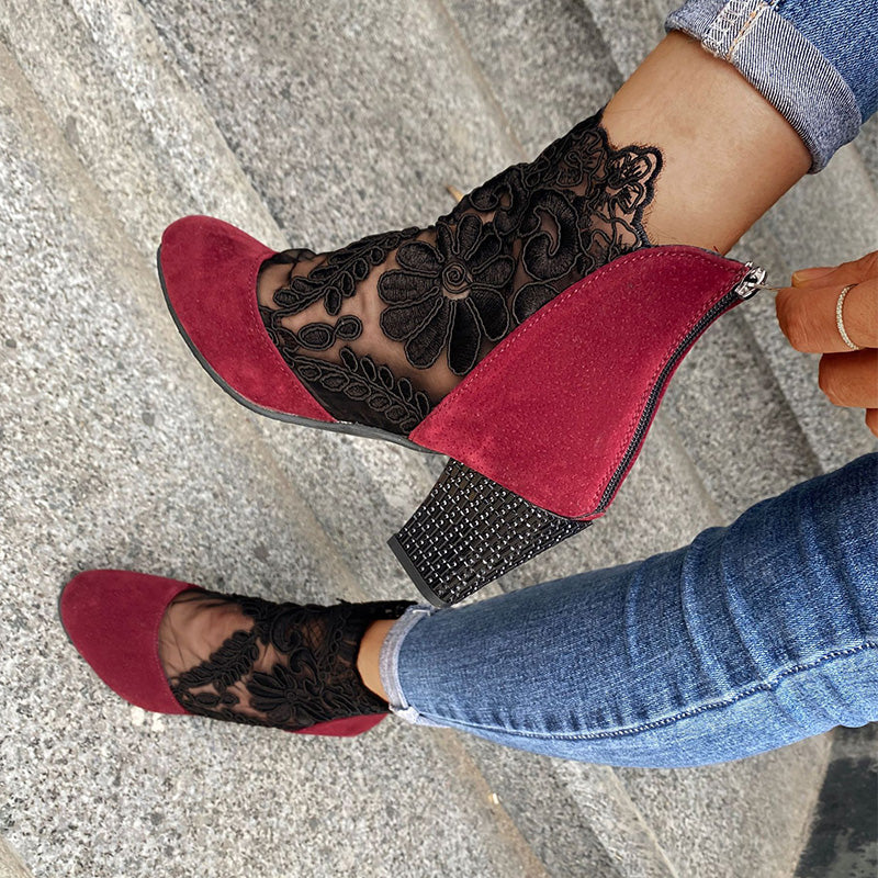 Jane | Women's Cushioned Lace-Up Elegant Summer Pumps