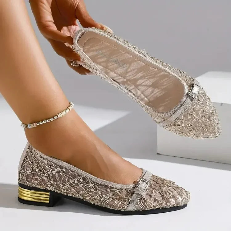 Women's Cushioned Buckle Casual and Slip-On Loafers