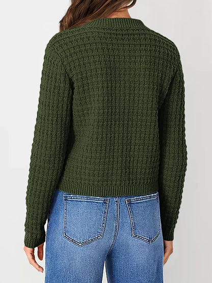 Harper | Women's Cardigan with Button Placket