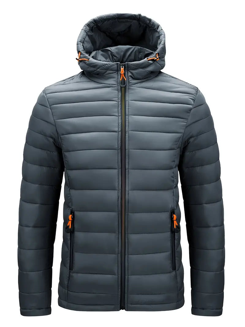 Men's Elegant Hooded Jacket with Hooded