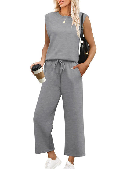 Neri | Women’s Two-Piece Lounge Set with Pockets and Drawstring