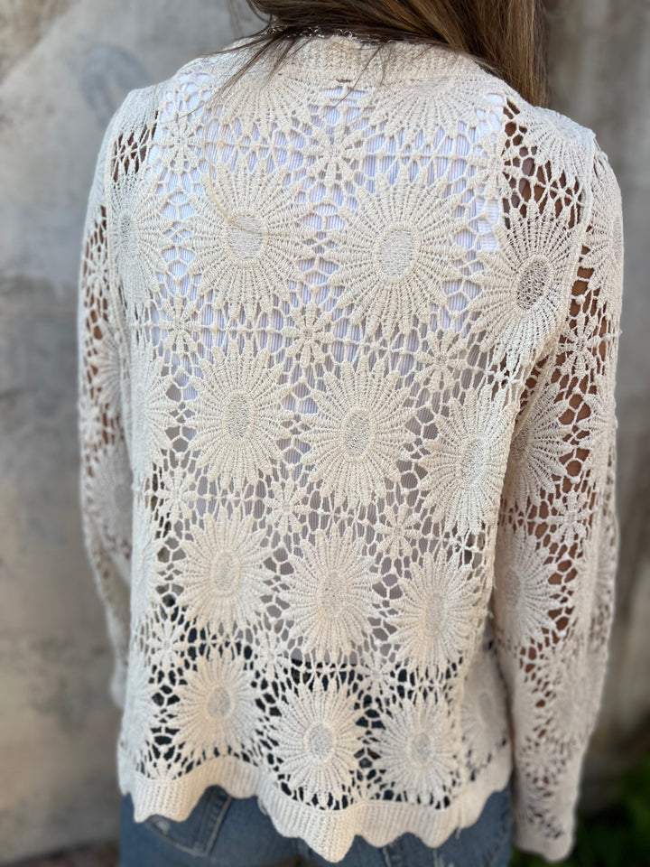 Nadia | Women's Cozy Cardigan with V-Neck and Long Sleeve