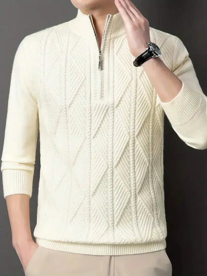 Men's Brit & Boho | The Everest Cable Jumper