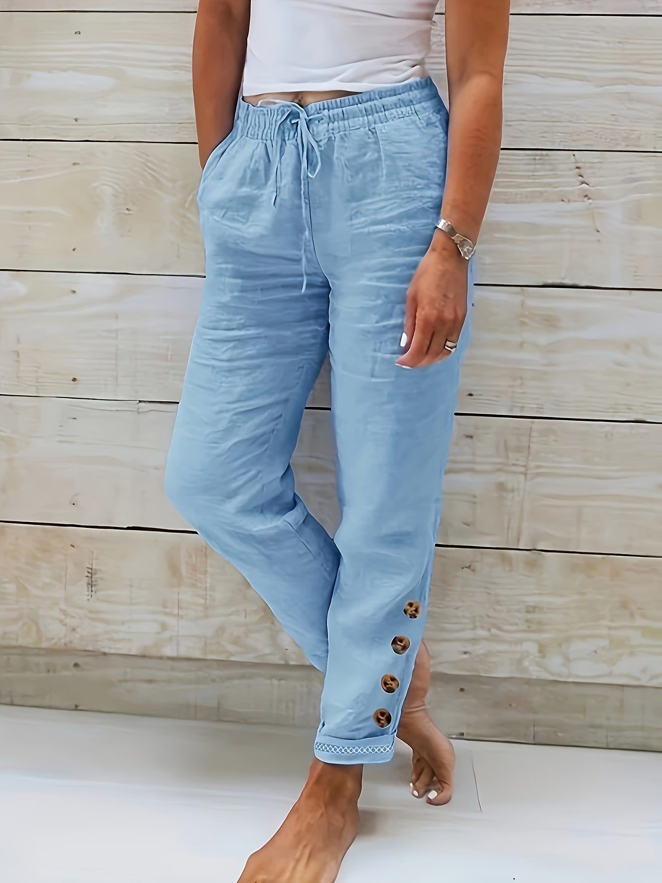Lana | Women's Slim Straight Trousers