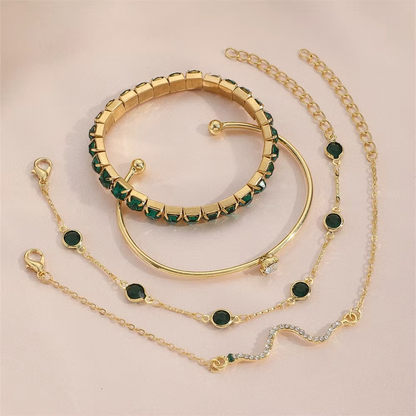 Celeste | Elegant 4-Piece Bracelet Set