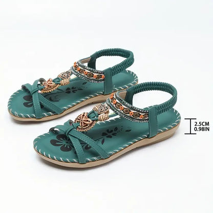 Colella | Women's Cushioned Open-Toe Elegant Orthopedic Flower Sandals