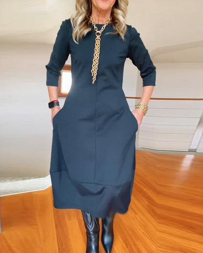 Sara | Women's Chic and Cozy Midi Dress