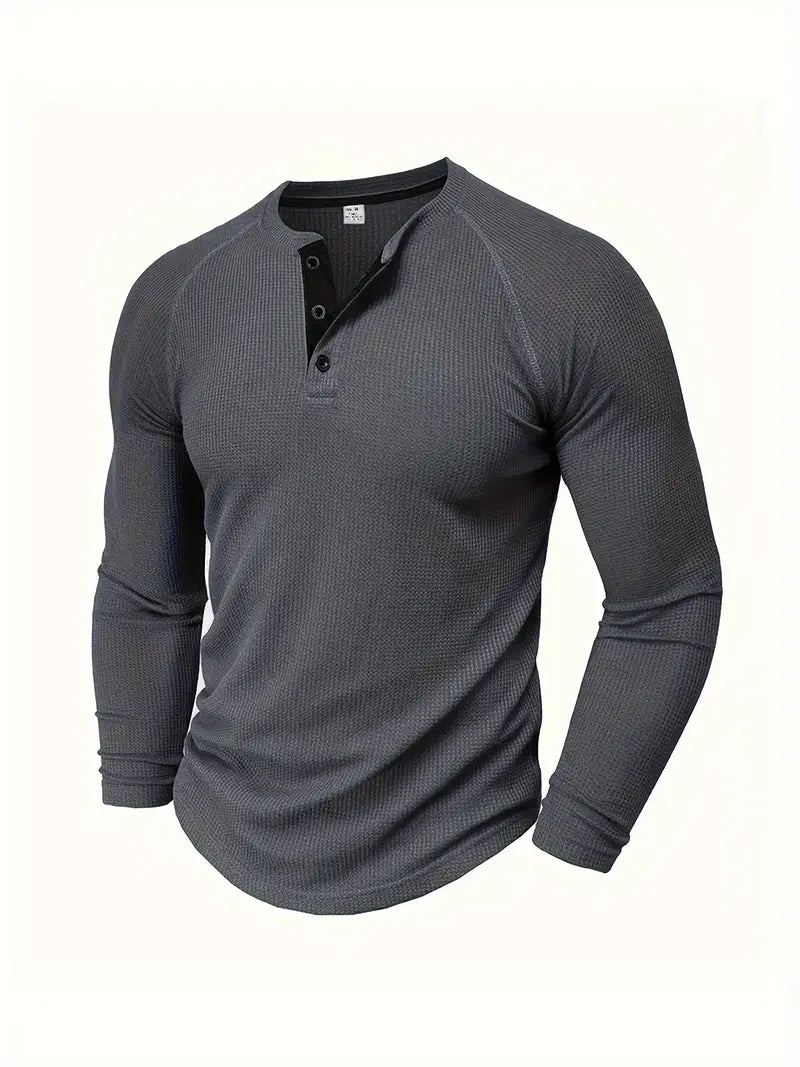 Chad | Men's Relaxed Henley Shirt