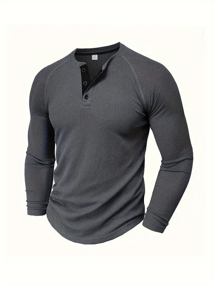 Chad | Men's Relaxed Henley Shirt