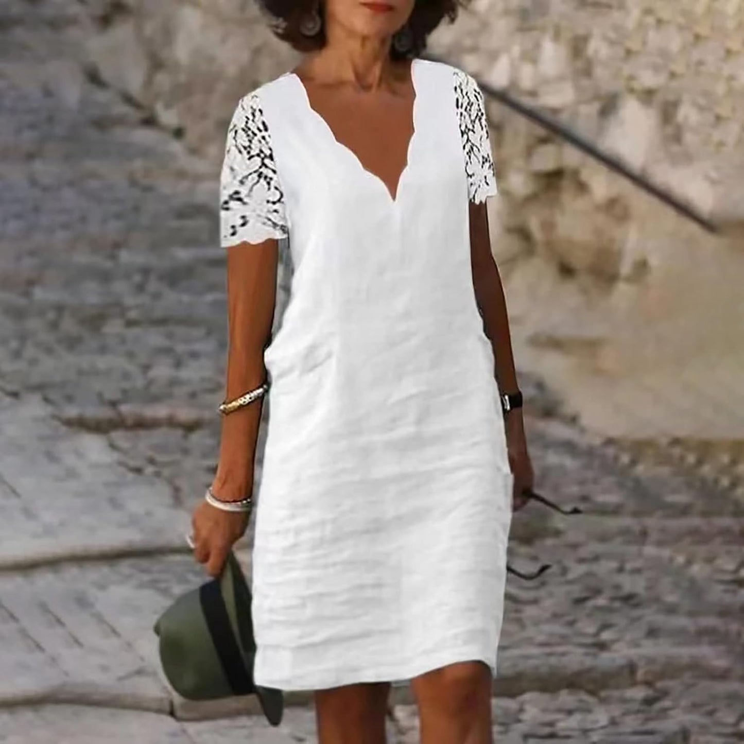 Vexa | Women's Coastal Elegance Midi Dress