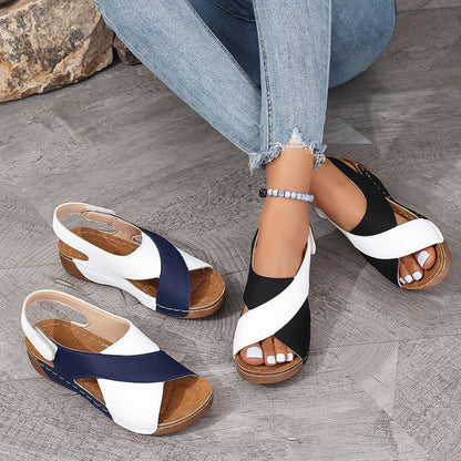 Milena | Women's Cushioned Open-Toe Ultra Comfortable Orthopedic Sandals