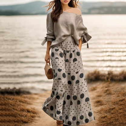 Viella | Women's Polka Dot Playful Dot Set