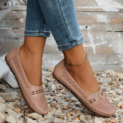 Susan | Women's Cushioned Slip-On Orthopedic Flat Shoes with Arch Support
