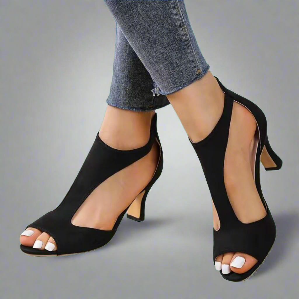 Heidrun | Women's Orthopedic Open-Toe Elegant Comfortable Heels with Arch Support