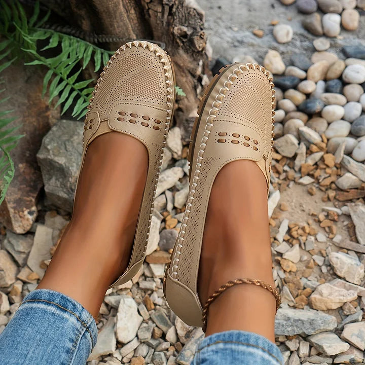 Paulette | Women's Cushioned Slip-On Chic Orthopedic Footwear with Arch Support